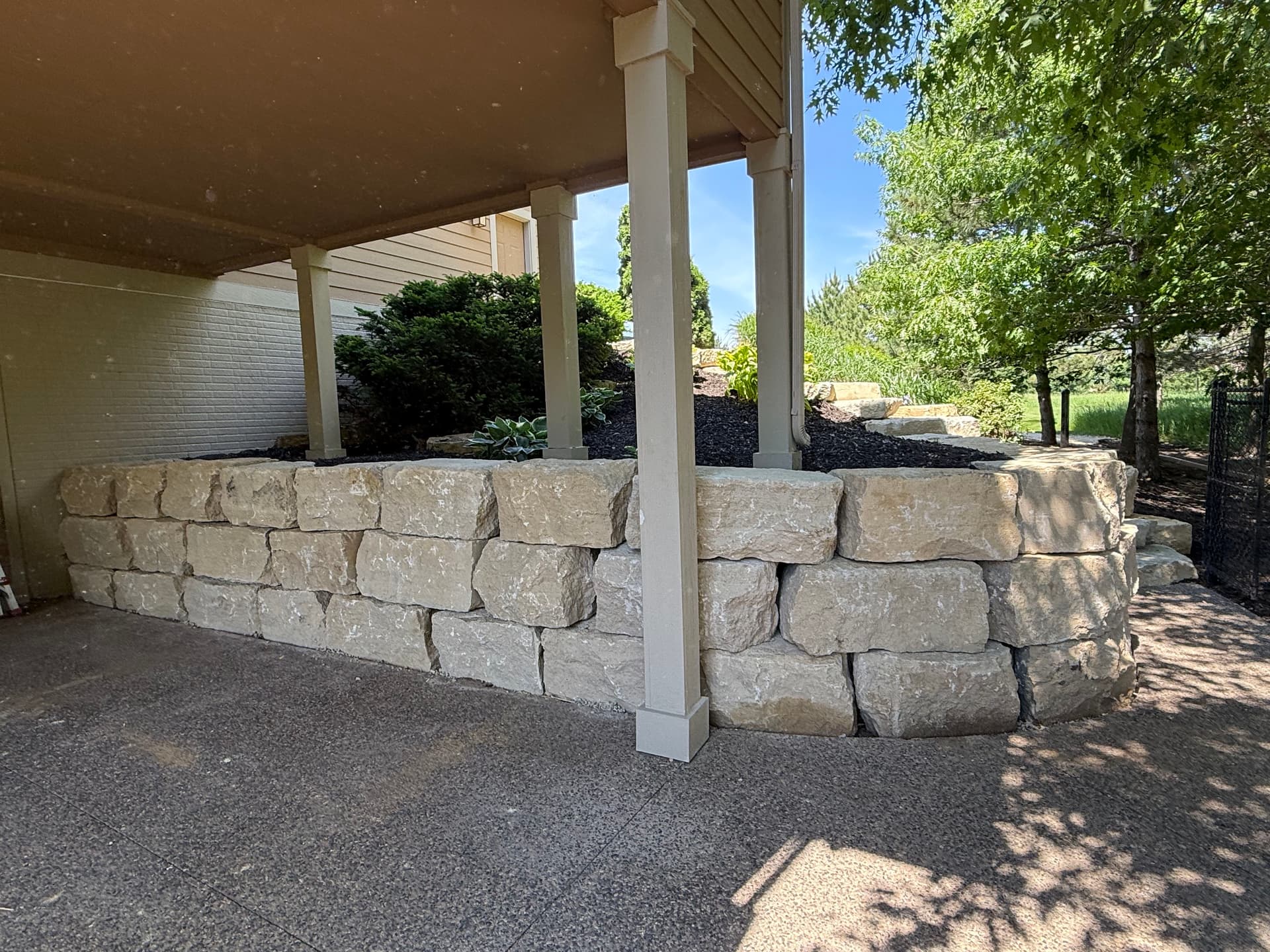 Gallery photos for Natural Stone Retaining Walls and Steps That Actually Last: Image #1