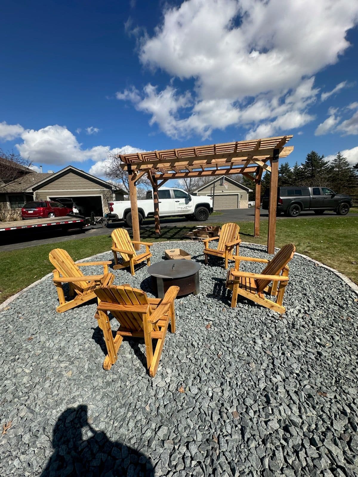 Charming Cedar Pergola in Scandia MN